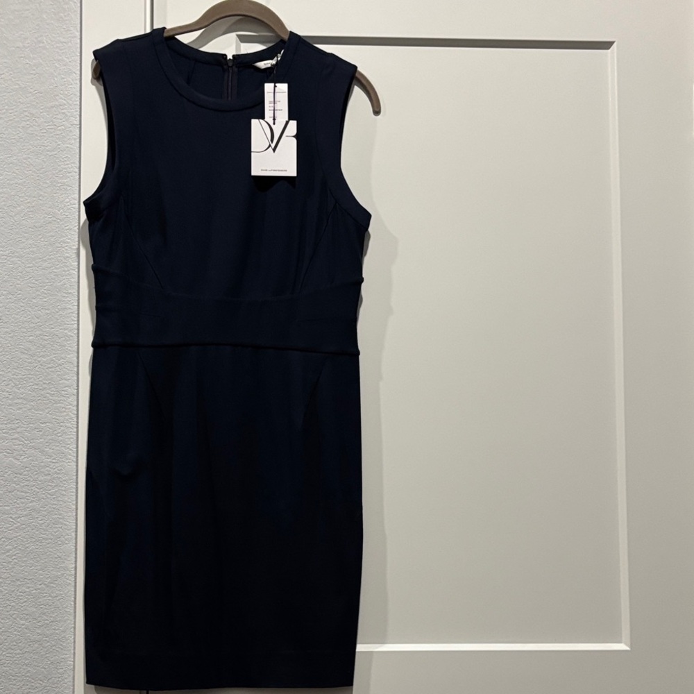 Diane Von Furstenberg Navy Mini Dress